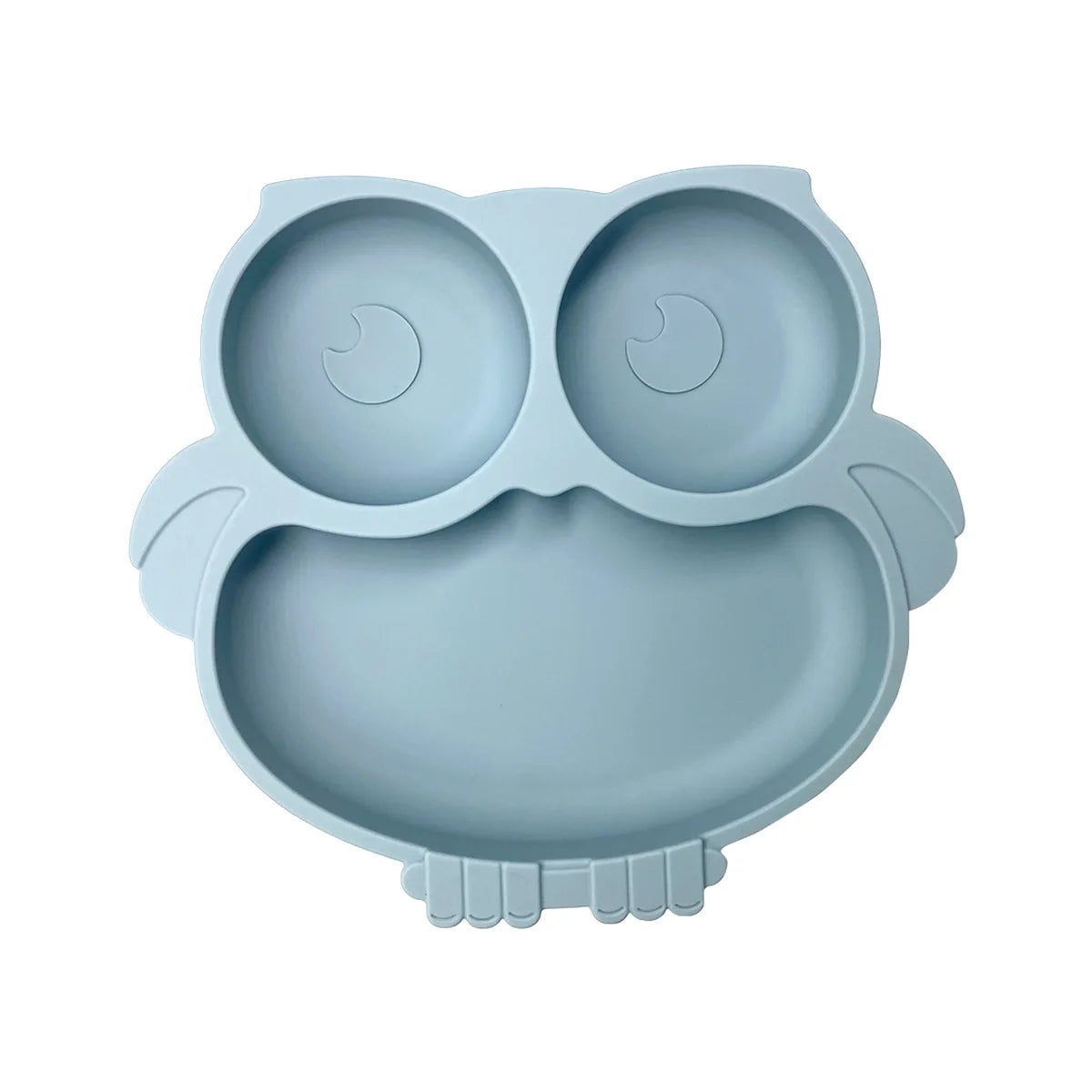 HappyMealMate™ 😊🍽️ – Baby Silicone Suction Plate with Cartoon Design