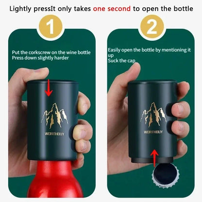 PopMag™ – Magnetic Automatic Beer Bottle Opener (Stainless Steel)