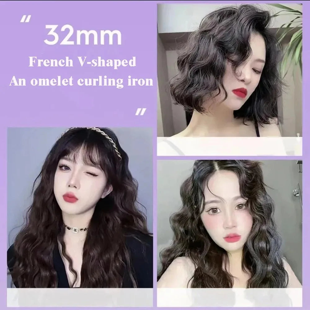 HeatFlow™ 32mm Ceramic Curling Wand – Quick Styling & Lasting Volume 💁‍♀️✨