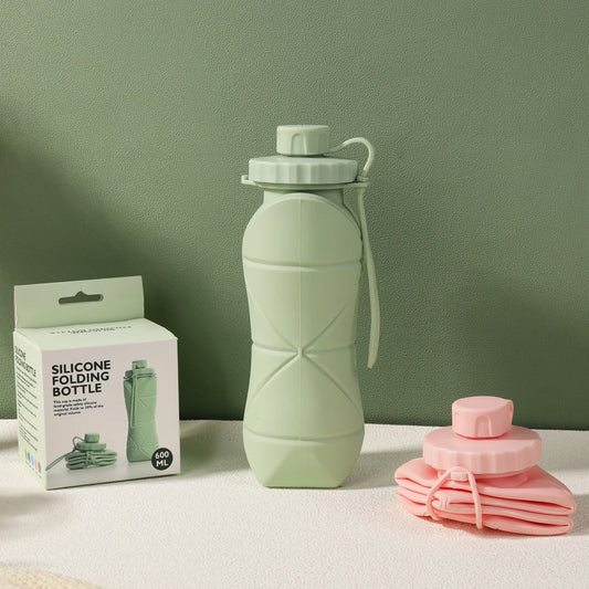 PocketHydrate™ 🏕️🫙 – Portable Silicone Water Bottle for Active Lifestyles