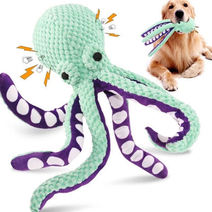 Barktopus™ 🐾🔊 – Sound Plush Octopus Toy for Large & Small Dogs