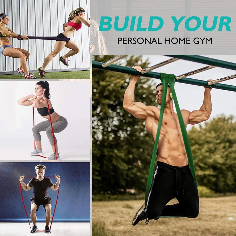 CoreTension™ – Latex Fitness Resistance Bands for Full-Body Training 🏋️