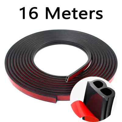 AutoEdge™ – Universal B-Shape Rubber Door Seal for Cars & SUVs
