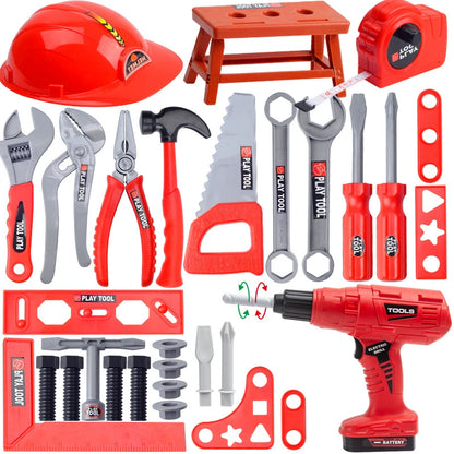 LittleFixer™ 🔧🔋 – Kids’ Electric Drill & Tool Set for Creative Play