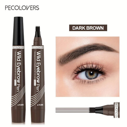 ✒️ BrowInk™ 4-Tip Tattoo Pen – Waterproof Eyebrow Definer for Natural-Looking Arches