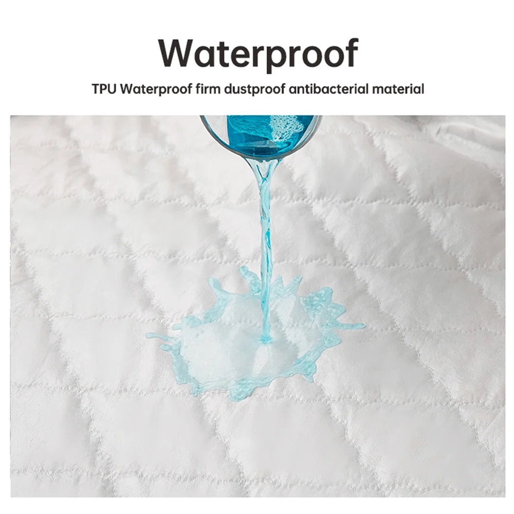 SleepGuard™ – Bed Mattress Protector Cover (Waterproof & Fitted)