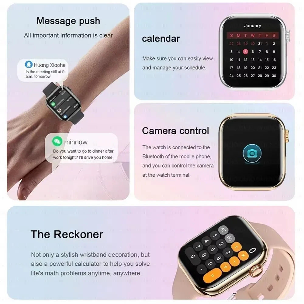 VersaTune™ – Waterproof AMOLED Smartwatch with Bluetooth Music & NFC