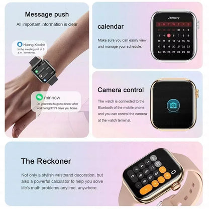VersaTune™ – Waterproof AMOLED Smartwatch with Bluetooth Music & NFC