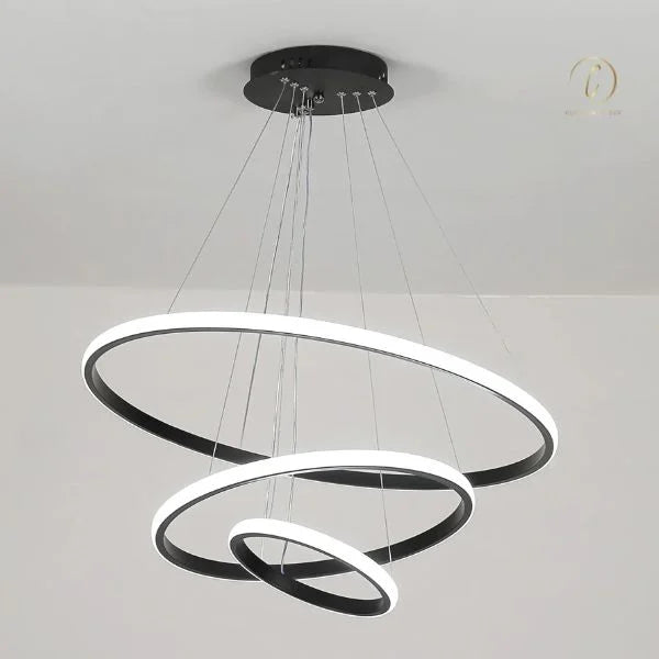 chandelier with black