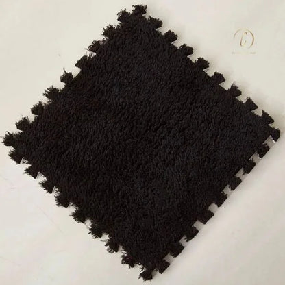 bathroom rug black