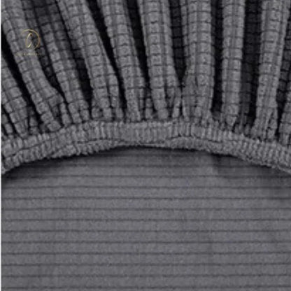 UK Sofa Covers | Elastic Jacquard Fabric Sofa Cover Grey