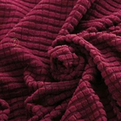 UK Sofa Covers | Elastic Jacquard Fabric Sofa Cover Wine