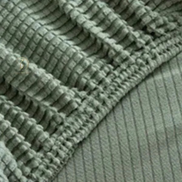 UK Sofa Covers | Elastic Jacquard Fabric Sofa Cover pea green